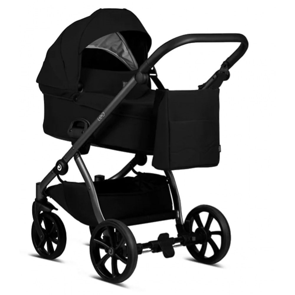 Коляска 2 в 1 Tutis Leo, Jet Black (006)